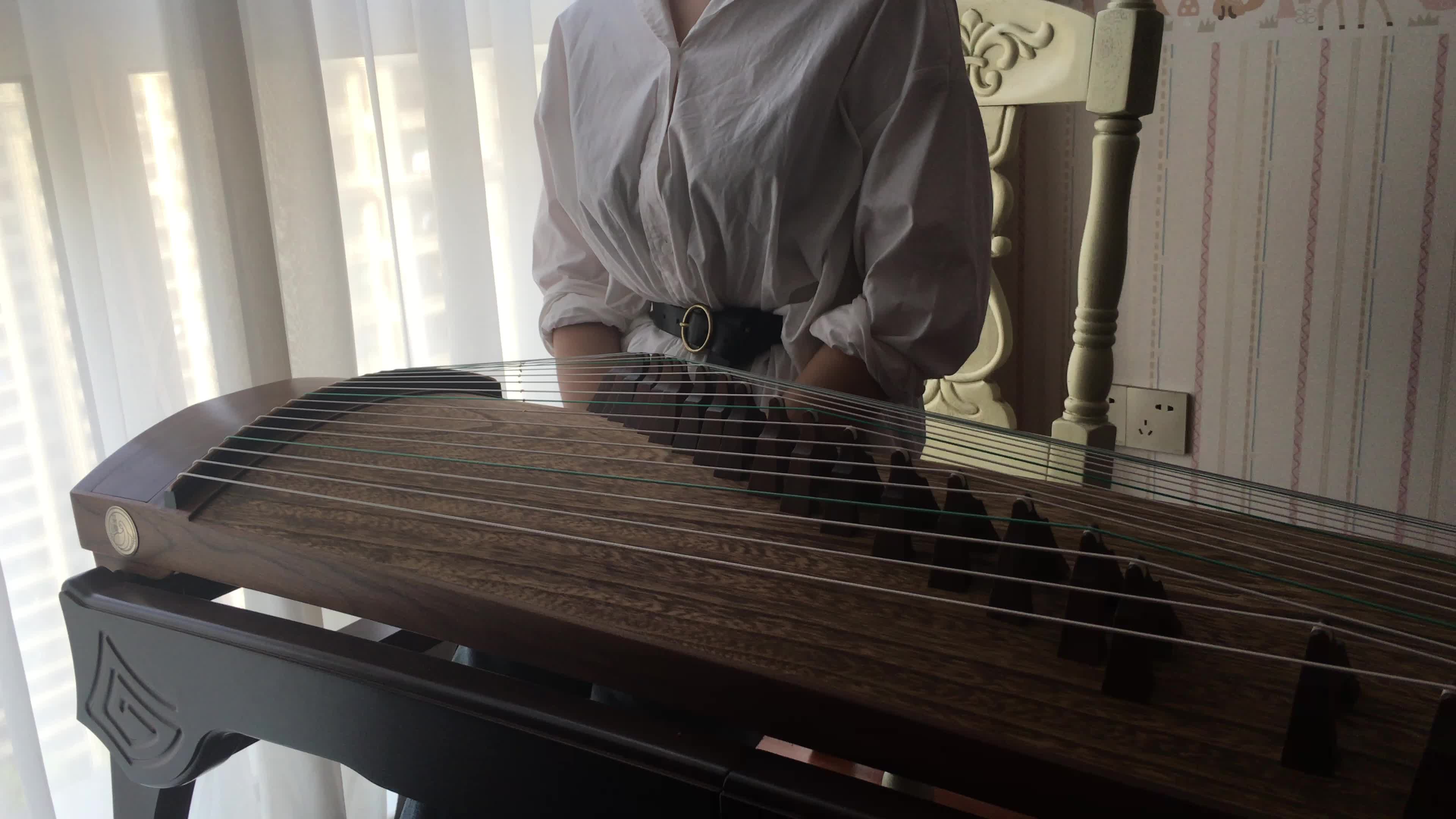 纯古筝不染2.5W古筝模仿50W古琴。这滑音，啧啧啧~_古筝视频-古筝入门